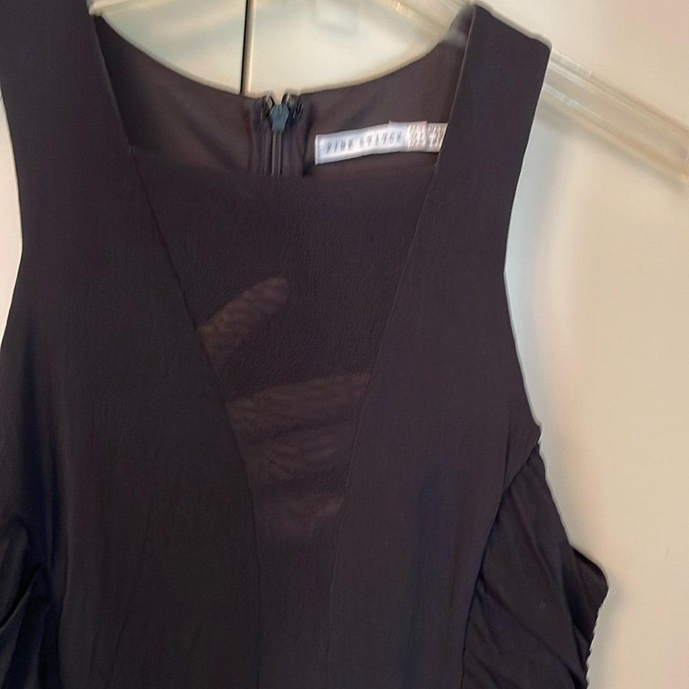 Pink Stitch,8, peek-thru front centre bodice and knees down, elegant, as new